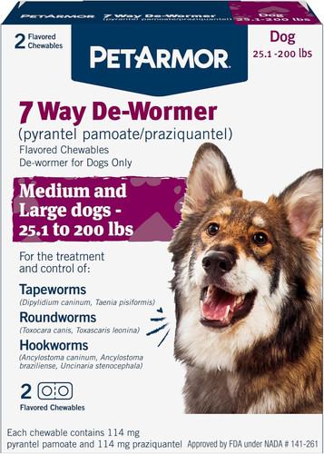 Way dog wormer - 7, de-wormer