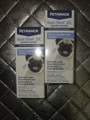 Petarmor sure shot liquid - shot, 2x