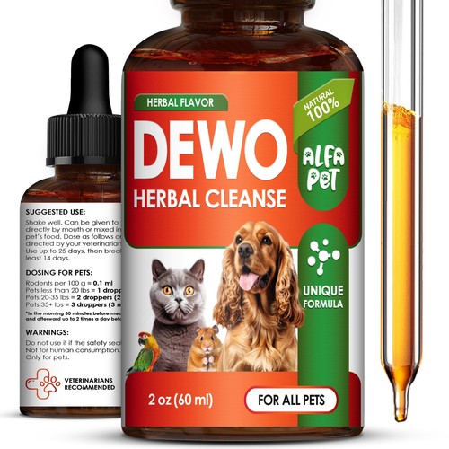 Pet natural dewormer liquid - dewormer, |