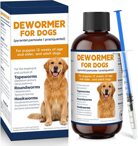 Dewormer for dogs and puppies - and,