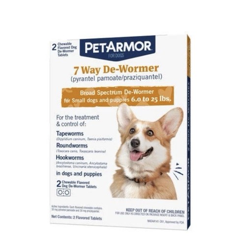 Petarmor way wormer - 7, de-wormer