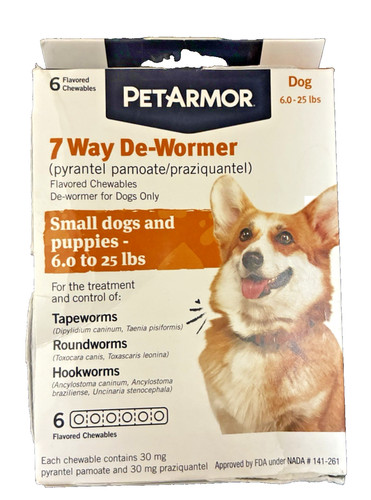 Petarmor way wormer small - petarmor,