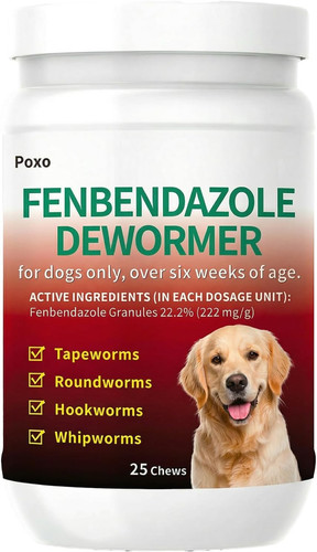 Dog dewormer with fenbendazole - dog,