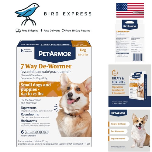 Way wormer chewables for - de-wormer,