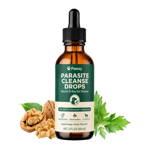60ml pawsy parasite - pawsy, cleanse