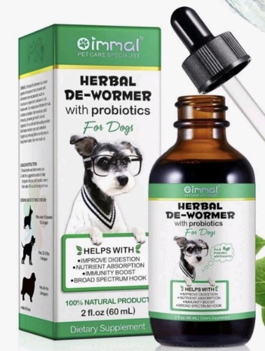 Herbal dog wormer liquid - wormer,