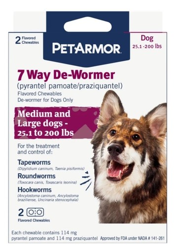 Way wormer for - way, dogs